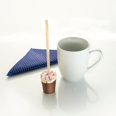 Chocolate stirrers.