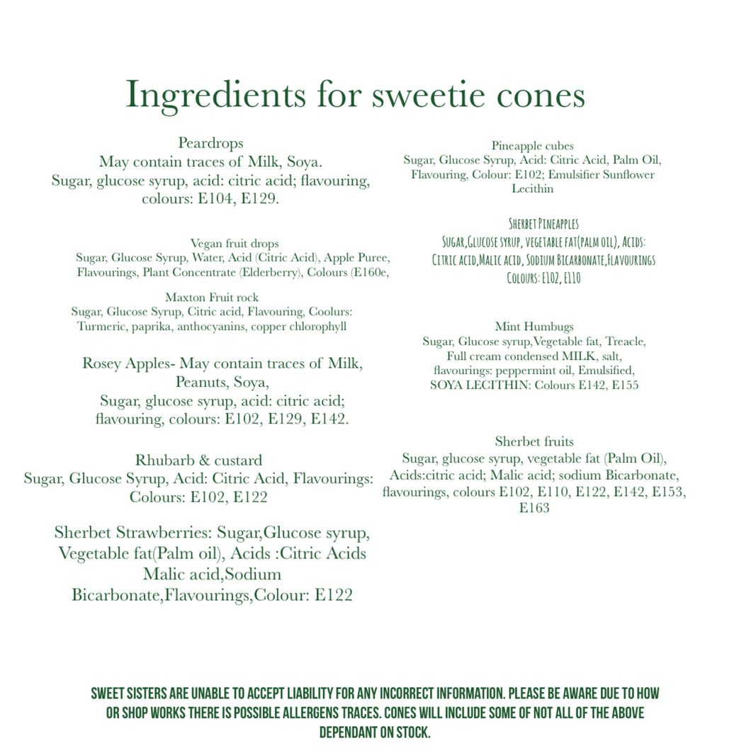 Swift Valley Sweetie cones