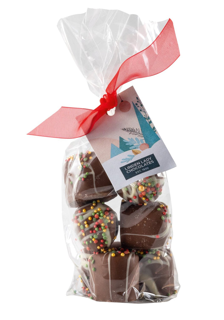 Chocolate covered marshmallows