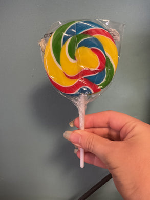 Rainbow Swirly Lollies