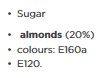 Sugar almonds