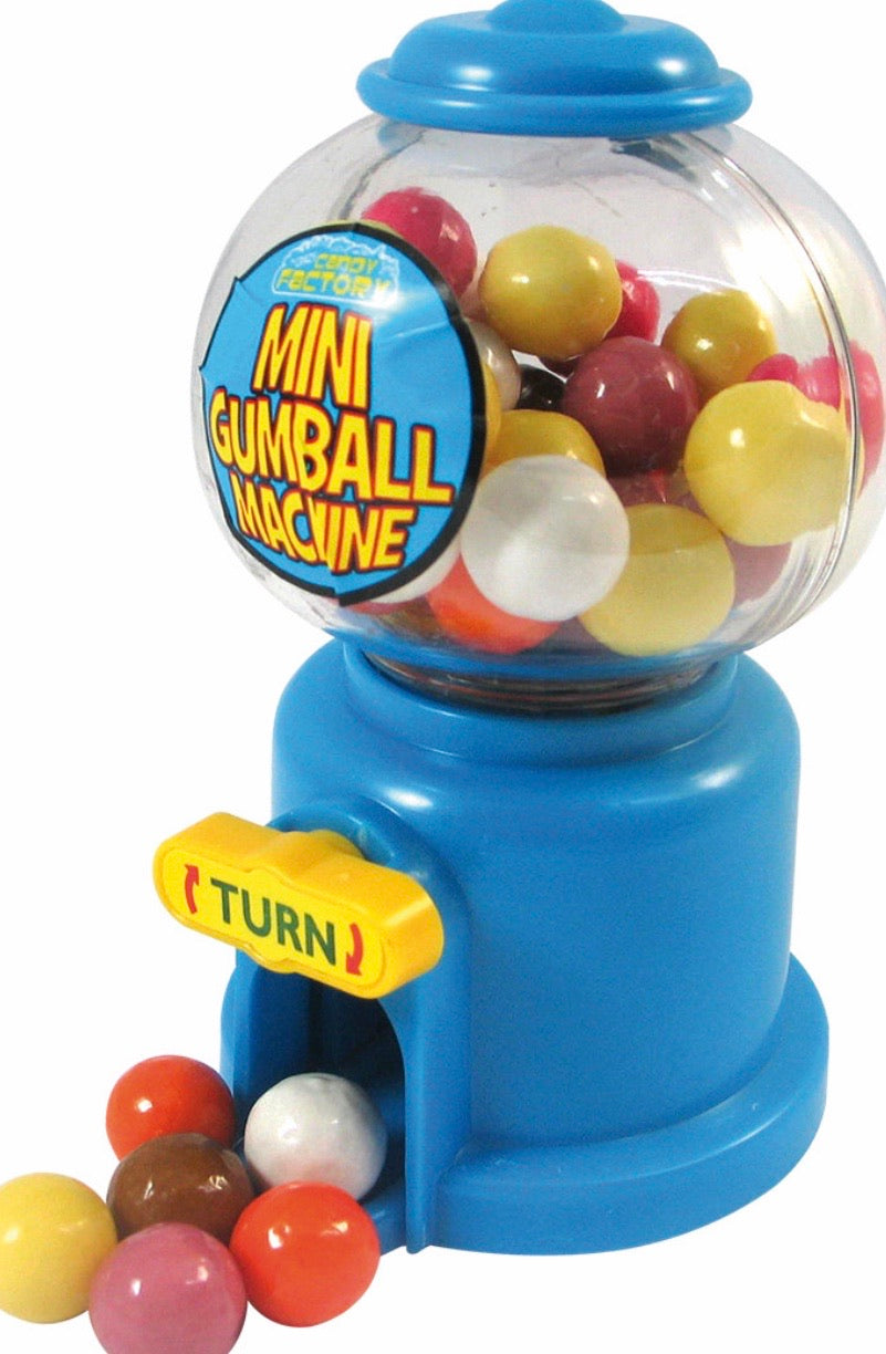 Mini gum ball machine