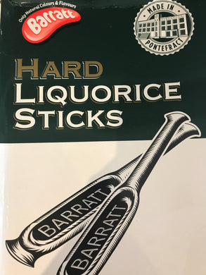 Hard liquorice sticks