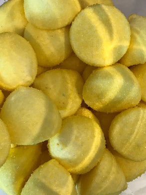 Yellow paintballs marshmallow