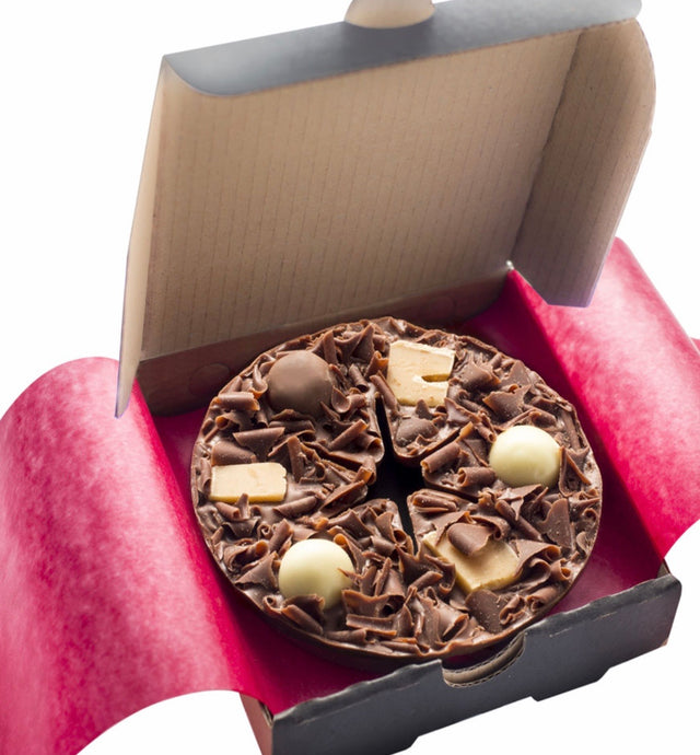 4” chocolate pizza