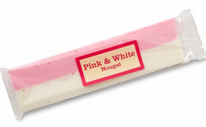 Pink n white nougat