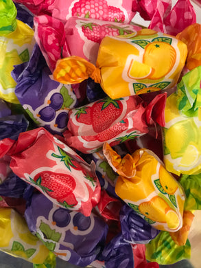 Fruit flavoured chews