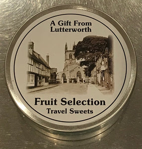 A gift from Lutterworth tin of sweets